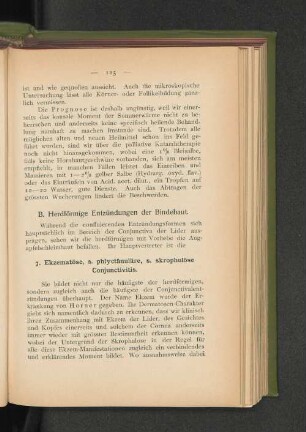 B. Herdförmige Entzündungen der Bindehaut.