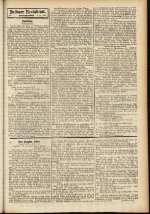 Zweite Ausgabe vom Dienstag, den 02. Dezember 1913.