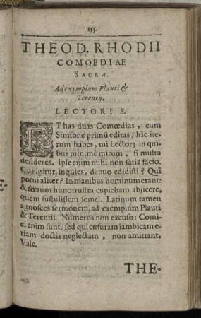 Comoediae Sacrae
