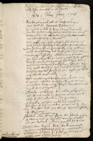 Sommerhalbjahr 1578. Rektorat Johannes Vischer [ab Juli nicht chronologisch geordnet].
