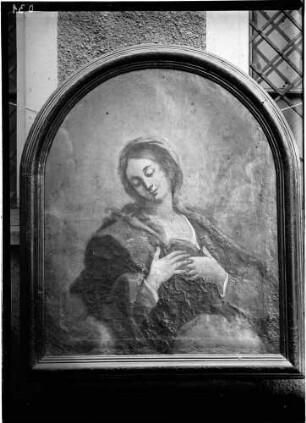 Baden-Baden Stiftskirche Bildnis einer Frau über der Sakristei