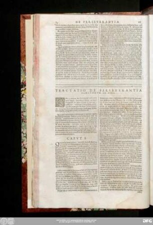 Tractatio De Perseverantia Sanctorum In Fide.