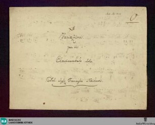 Variations - Don Mus.Ms. 1434 : cemb; C