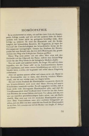 Homöopathie