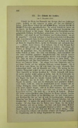 125. Die Schlacht bei Leuthen