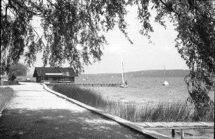 Feldafing: Strandpromenade, Vordergrund Äste