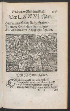 Der LXXXI. Narr. - Der XC. Narr.