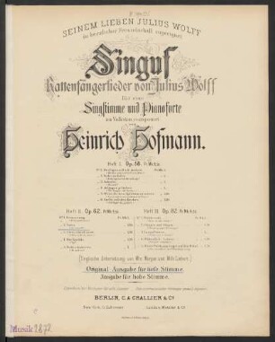 Heft 2, No. 2: Valet : Op. 62, No. 2