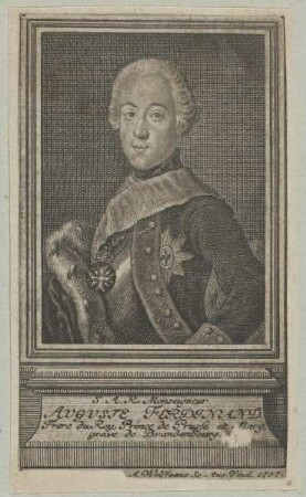 Bildnis des Prinzen August Ferdinand von Brandenburg-Preußen
