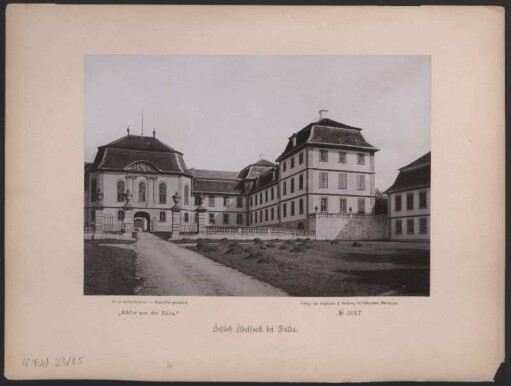 Schloß Adolfseck bei Fulda.