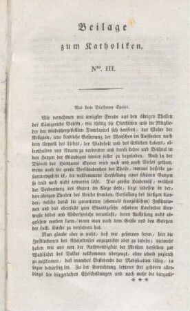 XXXIII-XLVIII Beilage Nr. III