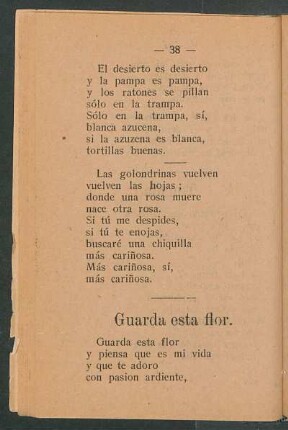 Guarda esta flor.