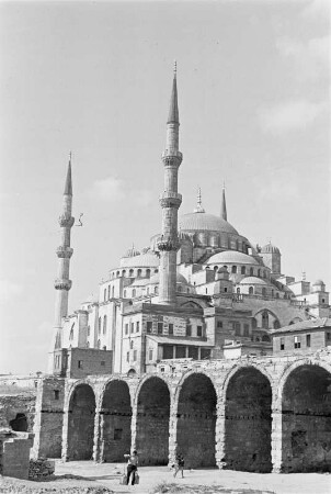 Reisefotos Türkei. Istanbul. Sultan-Ahmed-Moschee (Blaue Moschee) (1609-1616; M. Aga)