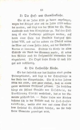 4) Die Lutherische Kirche.