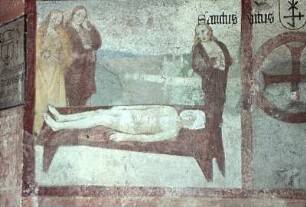 Beweinung des heiligen Erasmus (?)