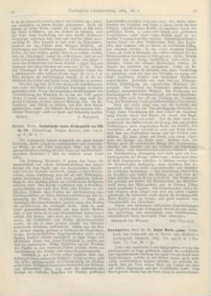35-36 [Rezension] Gulecke, Herm., Deutschlands innere Kirchenpolitik von 1105 bis 1111. Abhandlung