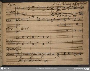 Armida. Excerpts - Mus.1-F-82,16-2 : S, orch, bc