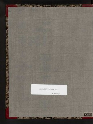Verzeichnis der arabischen Handschriften der Königlichen Universitätsbibliothek Tübingen (Nr. 1 - 46)