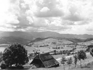 Schwarzwald. Stübenbachtal mit Todtnauberg. Blick vom Kapfenberg nach Nordwest zum Schauinsland