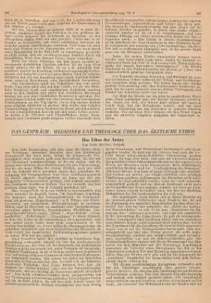 341-346 Das Ethos des Arztes