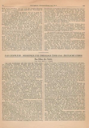 341-346 Das Ethos des Arztes