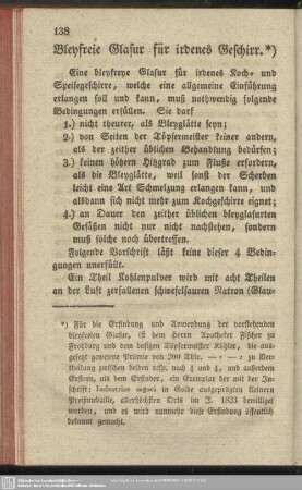 Bleyfreie Glasur für irdenes Geschirr
