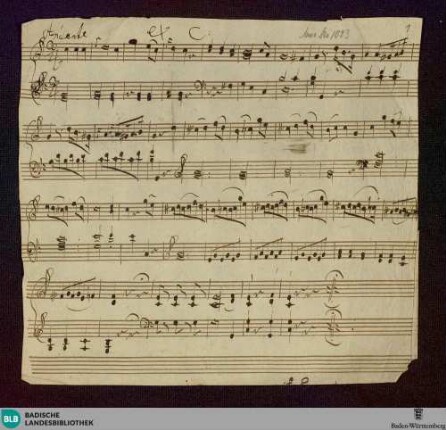 Andante - Don Mus.Ms. 1023 : cemb; C