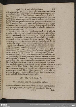 Epist. CXXXIX. Audax Augustino, flagitans illius scripta