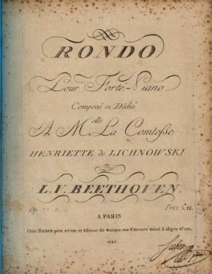Rondo pour forté-piano