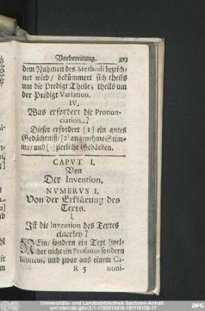 Caput I. Von Der Invention.