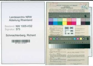 Entnazifizierung Richard Schmachtenberg , geb. 08.12.1906 (Gaertner)