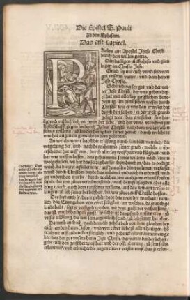Die Epistel S. Pauli Zu den Ephesern.