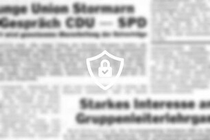 Junge Union Stormarn für Gespräch CDU - SPD