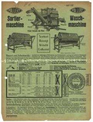 Kombinierte Kartoffelwasch- und Sortiemaschinen