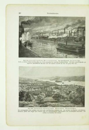 Aus dem Seendistrikt Nordenglands. Windermere. Parklandschaft