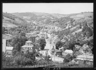 Glashütte. Blick auf Glashütte