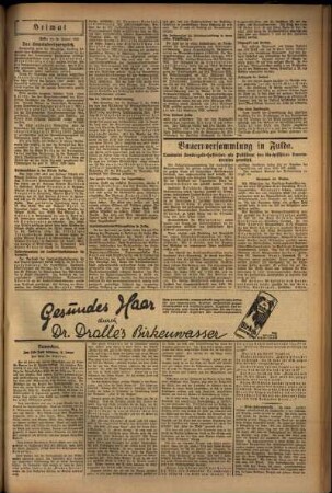 Zweite Ausgabe vom Samstag, den 26. Januar 1929.