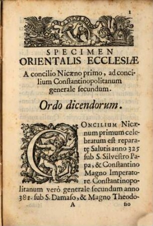 Specimen orientalis ecclesiae