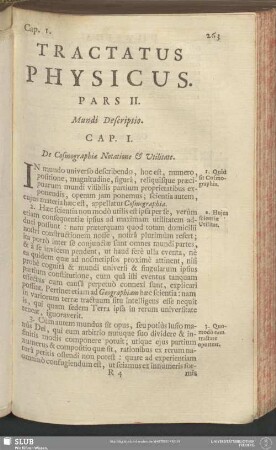 Pars II. Mundi Descriptio
