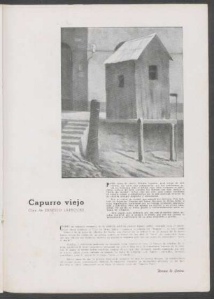 Capurro viejo - Oleo de Ernesto Larroche