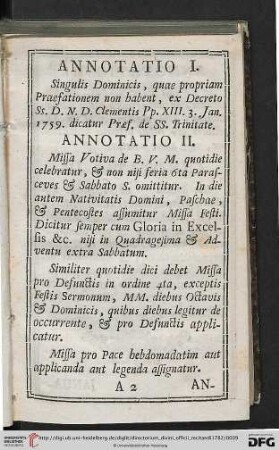 [Annotatio I.-IV.]