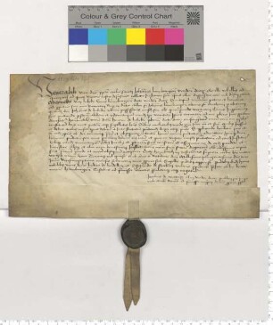 Präsentation für den Propst von St. Johannis Dr. Joh. Barum. Der Bürger Meyneke van Lübeke für eine Vikarie am Antonii Altar zu St. Johannis den Herrn Hinr. van Lubeke [lat].