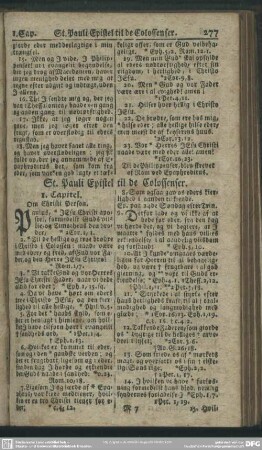 St. Pauli Epistel til de Colossenser