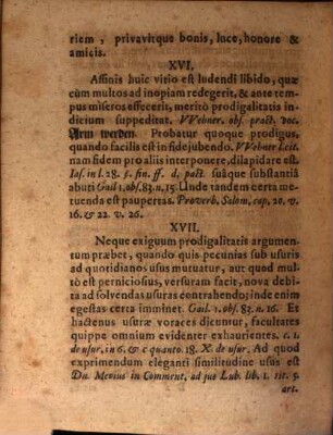 Dissertatio Iuridica De Prodigis Eorumque Cura