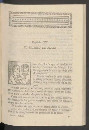 Capítulo LXX - El secreto de Alicia