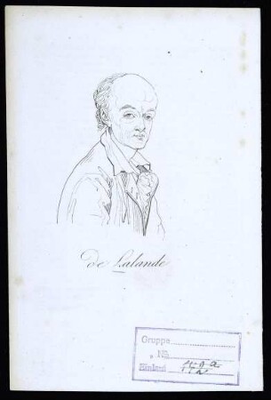 Lalande, Joseph Jérôme Le Français de
