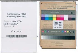 Entnazifizierung Jakob Cox , geb. 23.05.1910 (Landwirt)