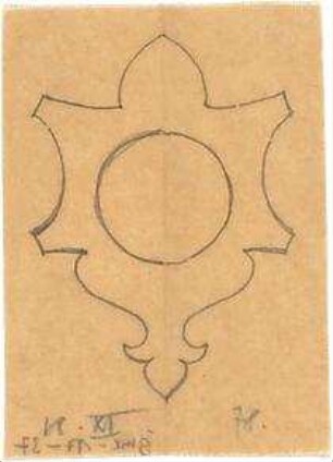 Gmelin, Leopold; Sammlung Gmelin: Handzeichnungen - Folio 8 - Ätzung (Ansicht)