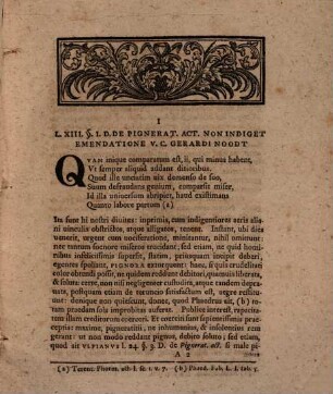 Observationes De Cvstodia Et Pericvlo Pignoris