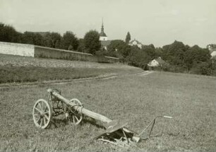 Maxen, Ortsansicht mit Pflug